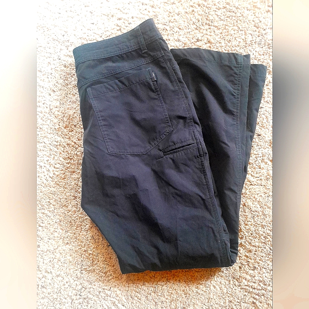 Men's Very Nice Straight Leg Black Pants 34x32